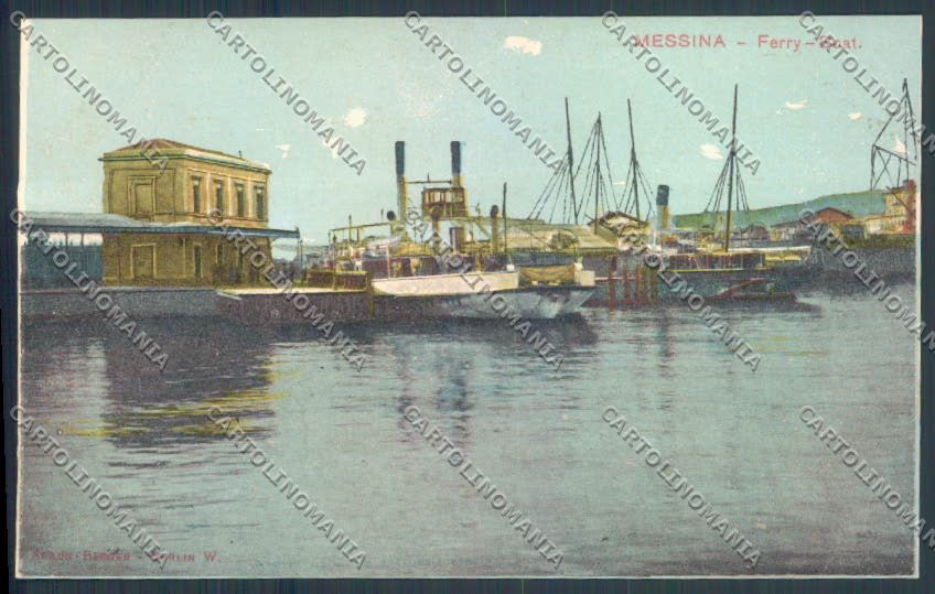 Messina Città Ferryboat cartolina ZB9427 – fronte