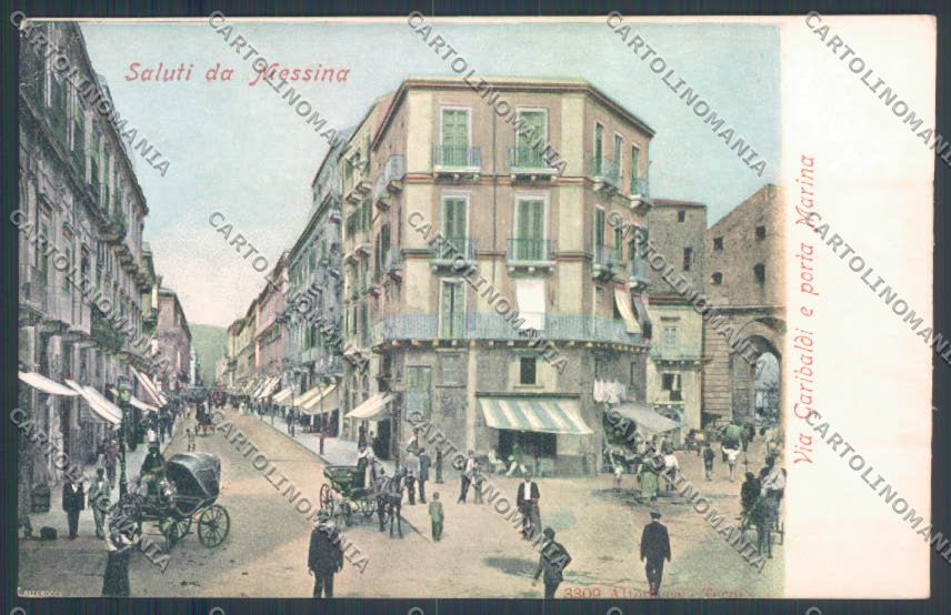 Messina Città Corso Garibaldi Alterocca cartolina ZB9429 – fronte