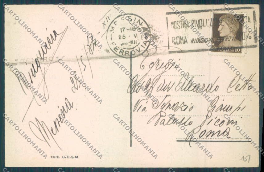 Messina Città cartolina ZB9441 – retro