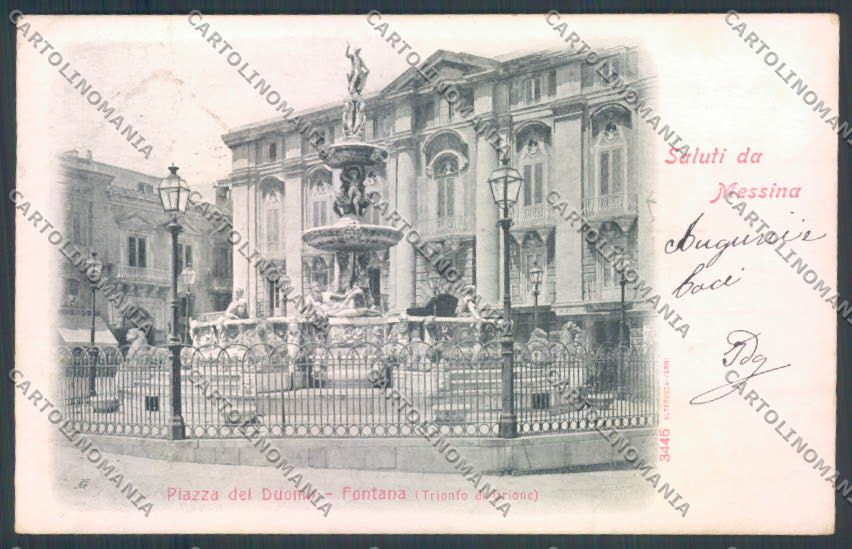 Messina Città Duomo Alterocca cartolina ZB9454 – fronte