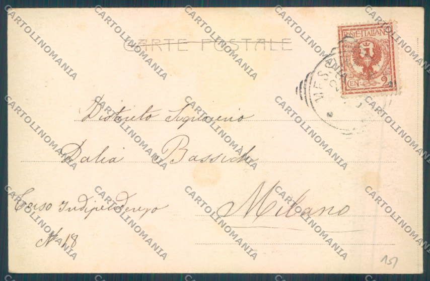 Messina Città Duomo Alterocca cartolina ZB9454 – retro