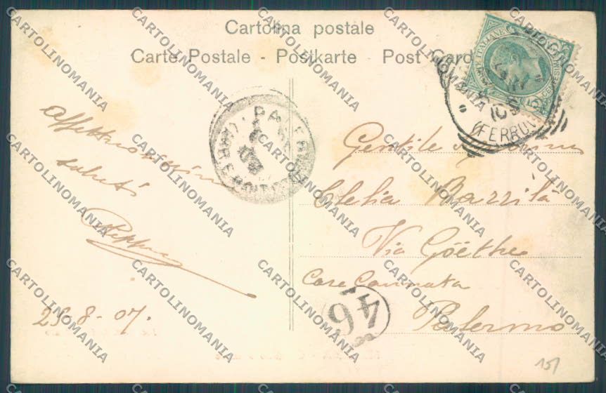 Messina Città Alterocca cartolina ZB9457 – retro
