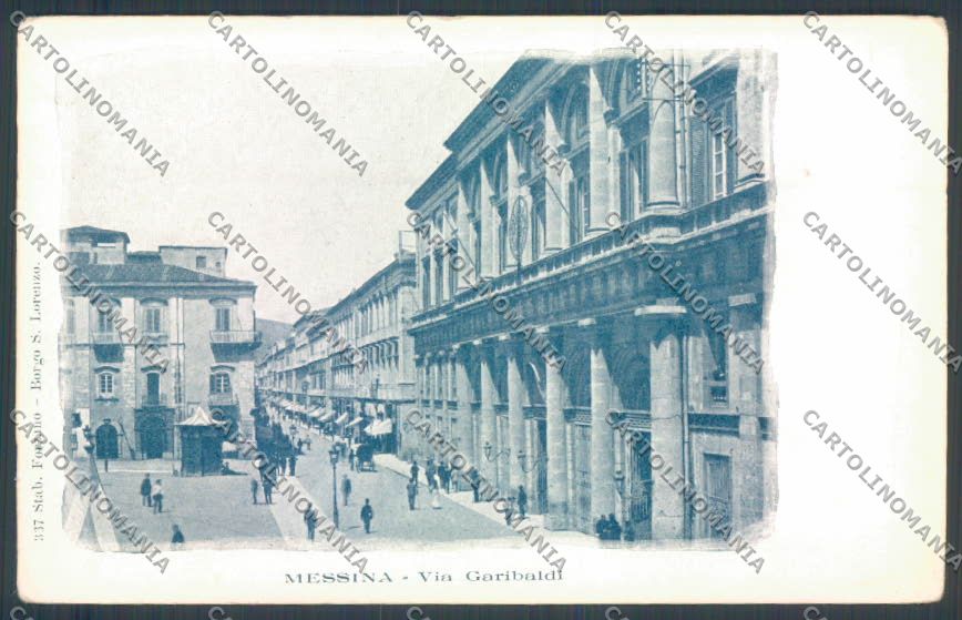 Messina Città Corso Garibaldi cartolina ZB9481 – fronte