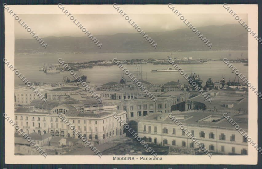 Messina Città Porto Foto cartolina ZB9496 – fronte