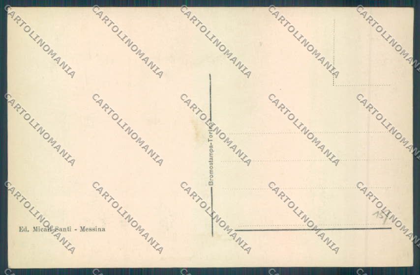 Messina Città Porto Foto cartolina ZB9496 – retro