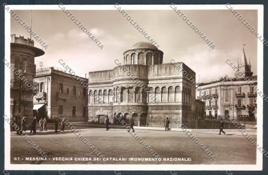 Messina Città Chiesa Catalani Foto cartolina ZB9497 – fronte