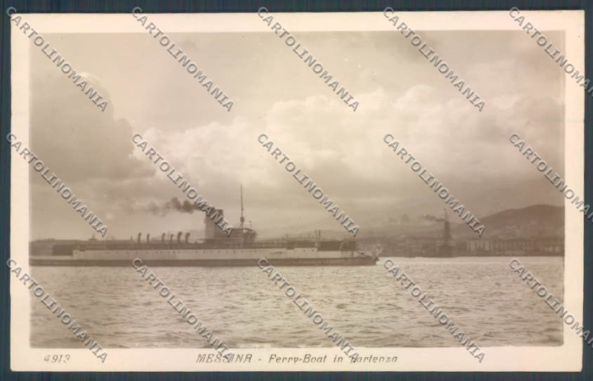 Messina Città Ferryboat Foto cartolina ZB9503 – fronte