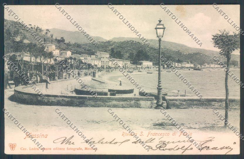 Messina Città Tram cartolina ZB9504 – fronte