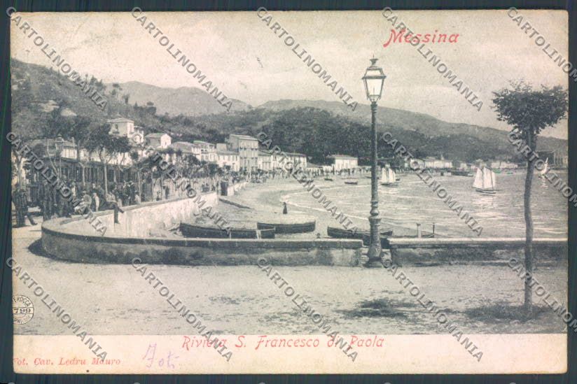 Messina Città Tram Alterocca cartolina ZB9506 – fronte