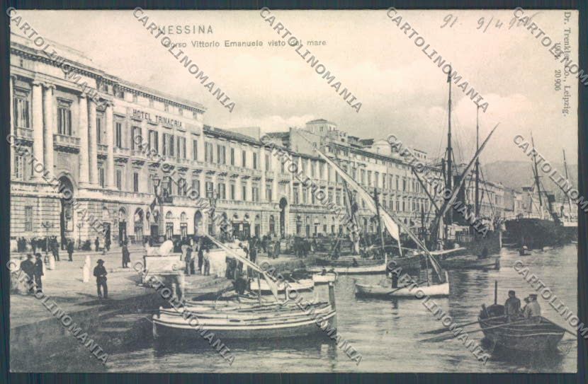 Messina Città Corso Vittorio Emanuele cartolina ZB9509 – fronte