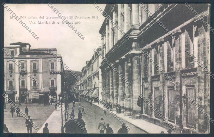 Messina Città Corso Garibaldi Farmacia cartolina ZB9519 – fronte