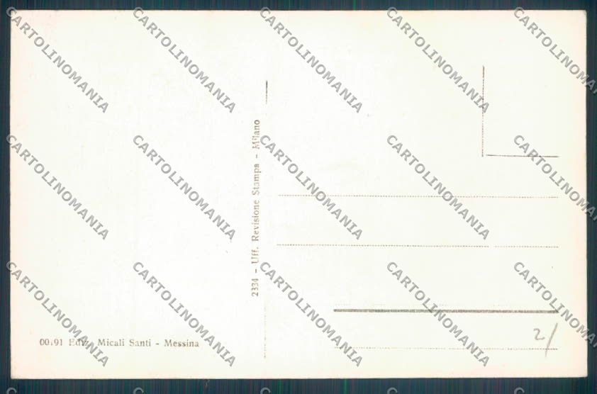 Messina Città Corso Garibaldi Farmacia cartolina ZB9519 – retro