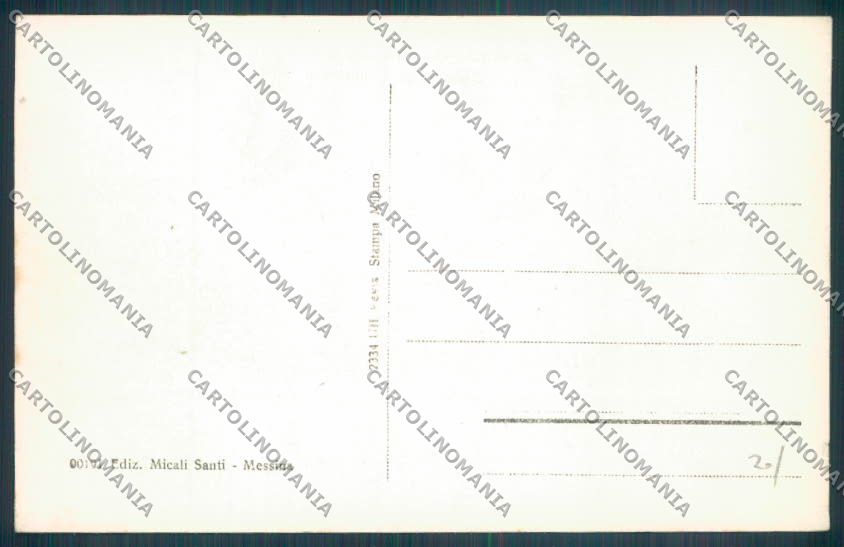 Messina Città Camera Commercio cartolina ZB9520 – retro