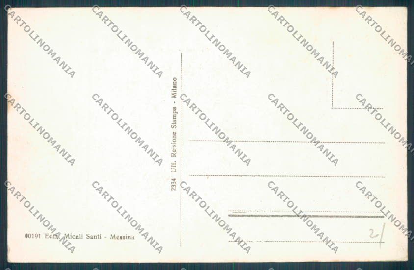 Messina Città cartolina ZB9522 – retro