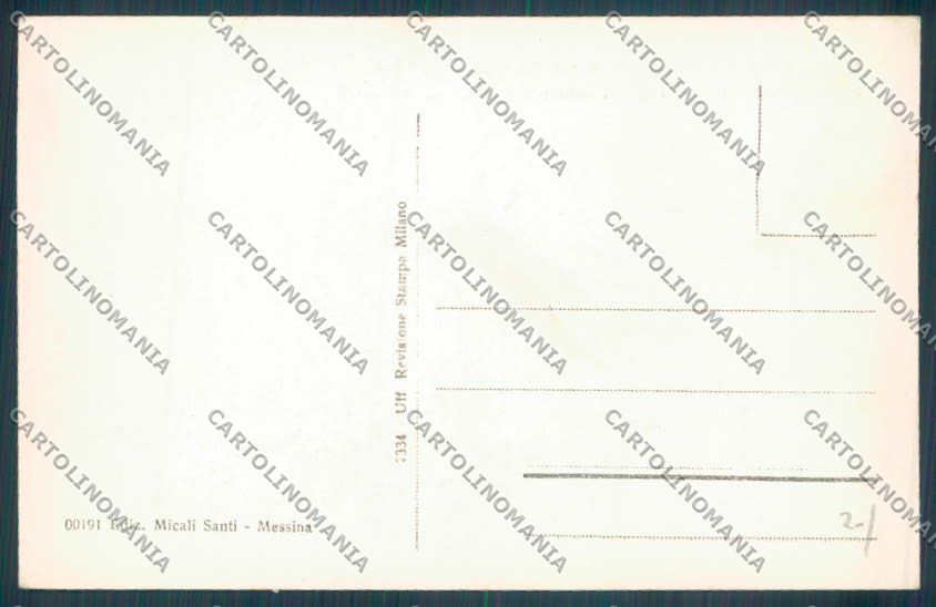 Messina Città cartolina ZB9524 – retro
