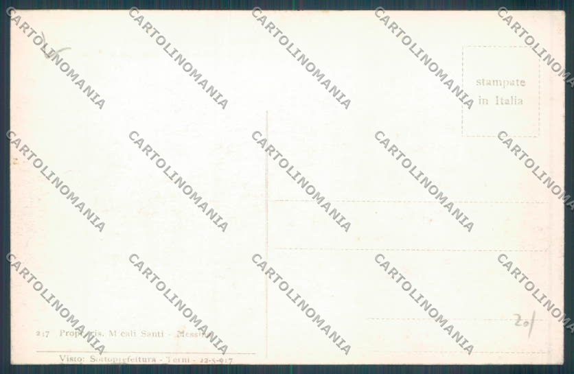 Messina Città ABRASA cartolina ZB9525 – retro