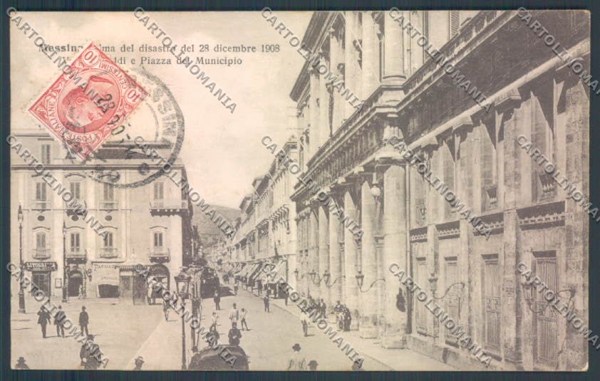 Messina Città Municipio Farmacia cartolina ZB9529 – fronte
