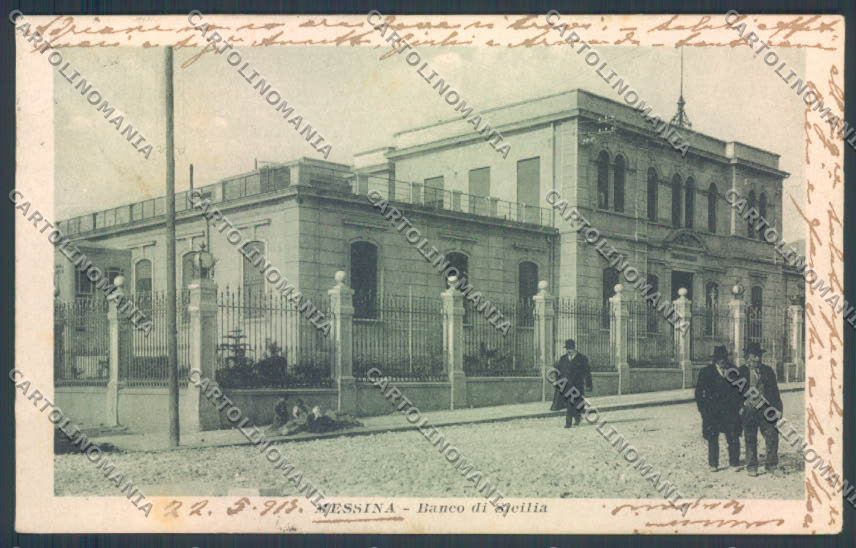 Messina Città Banca cartolina ZB9535 – fronte