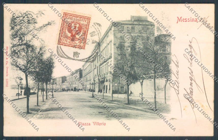 Messina Città Piazza Vittorio cartolina ZB9539 – fronte