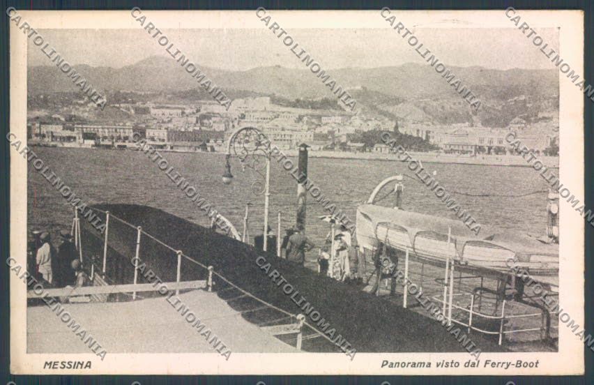 Messina Città Ferryboat cartolina ZB9560 – fronte