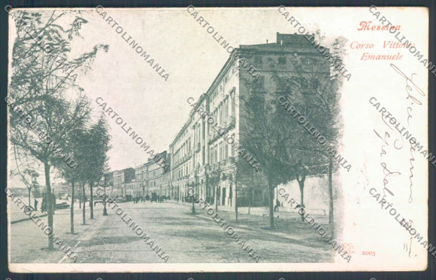 Messina Città Corso Vittorio Emanuele cartolina ZB9569 – fronte