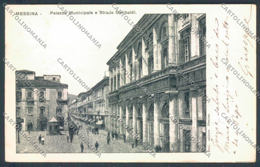 Messina Città Municipio cartolina ZB9576 – fronte