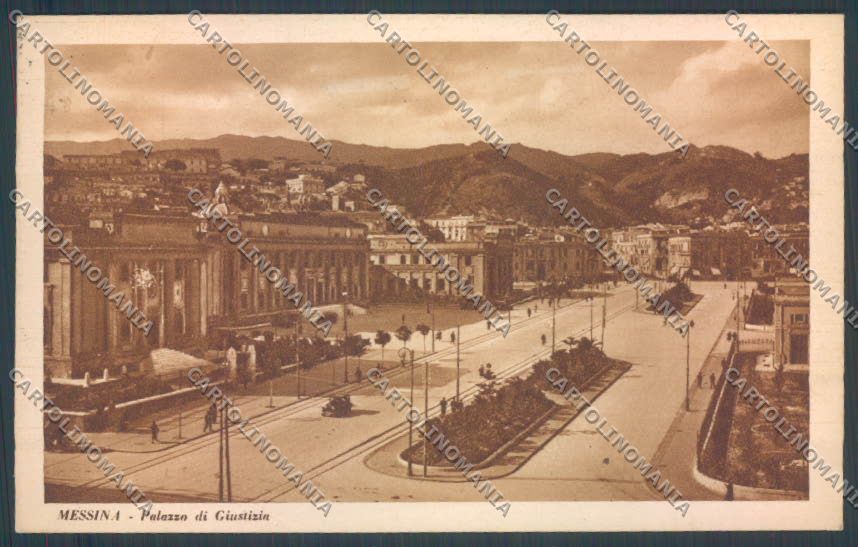 Messina Città Palazzo Giustizia cartolina ZB9577 – fronte