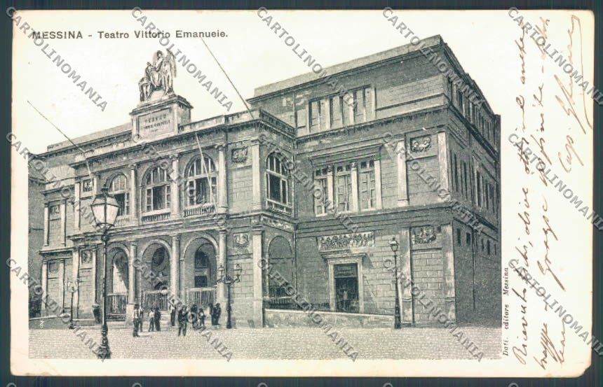Messina Città Teatro cartolina ZB9581 – fronte