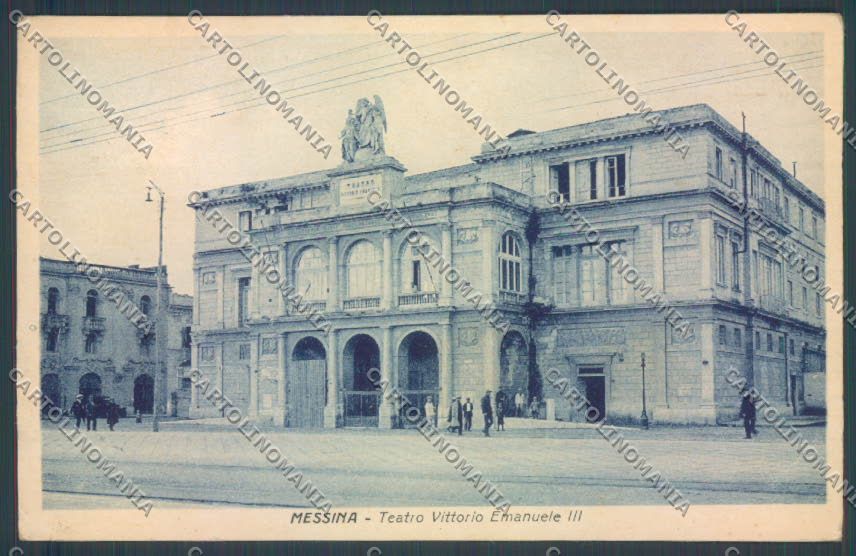 Messina Città Teatro PIEGA cartolina ZB9582 – fronte