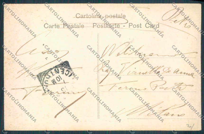 Messina Città Giardino Alterocca cartolina ZB9585 – retro