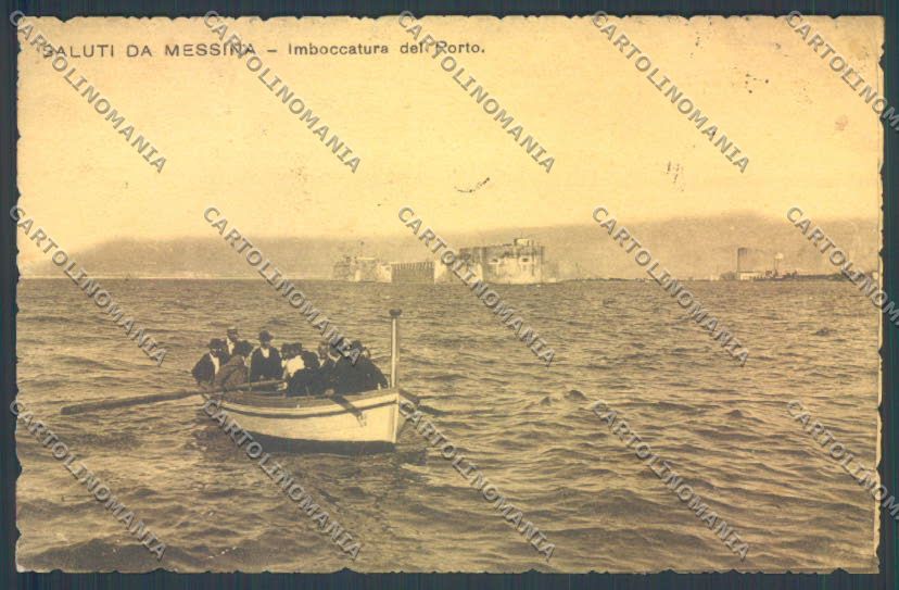 Messina Città Porto cartolina ZB9590 – fronte