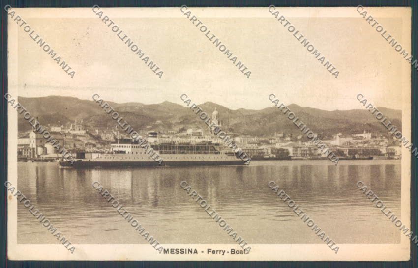 Messina Città Ferryboat cartolina ZB9593 – fronte