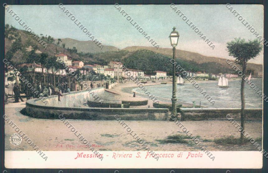 Messina Città Alterocca Tram cartolina ZB9602 – fronte