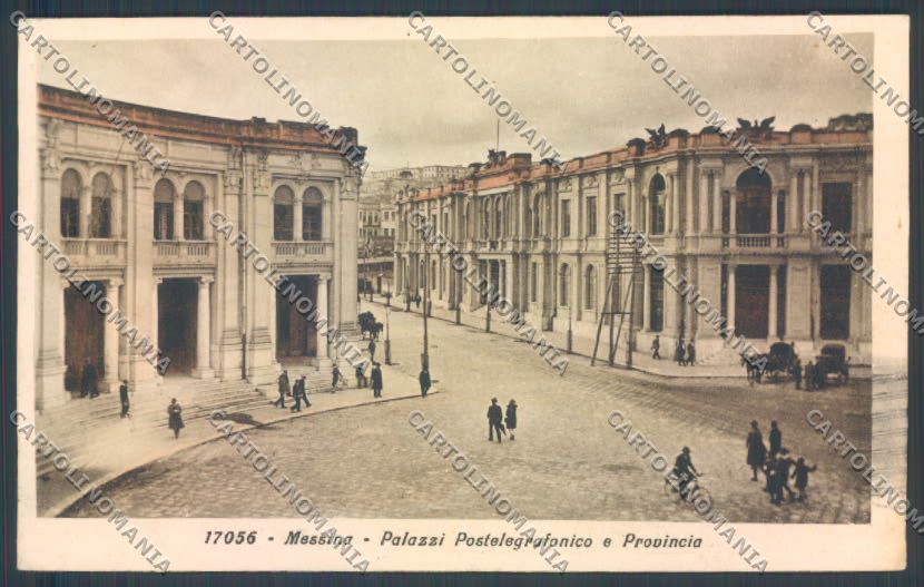 Messina Città Poste cartolina ZB9607 – fronte