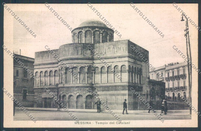 Messina Città Chiesa Catalani cartolina ZB9608 – fronte