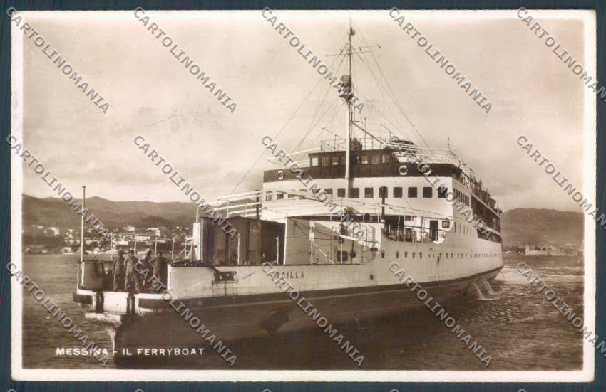 Messina Città Ferryboat Scilla Foto cartolina ZB9613 – fronte