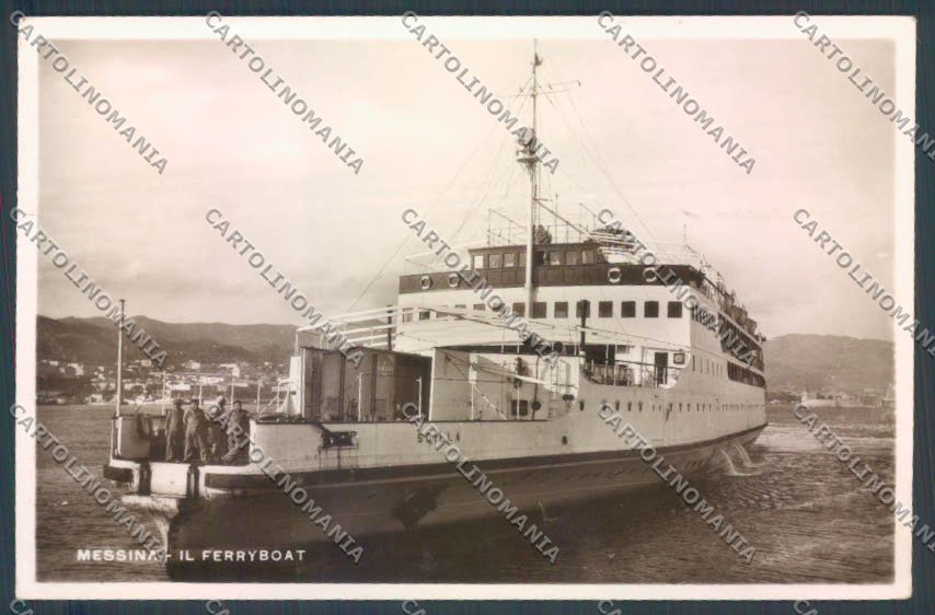 Messina Città Ferryboat Scilla Foto cartolina ZB9615 – fronte