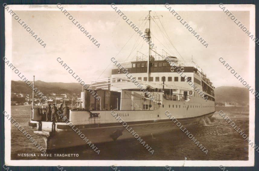 Messina Città Ferryboat STRAPPINO Foto cartolina ZB9625 – fronte