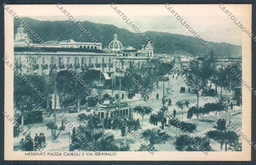 Messina Città Tram cartolina ZB9637 – fronte