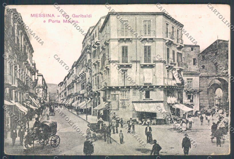 Messina Città Porta Marina cartolina ZB9638 – fronte