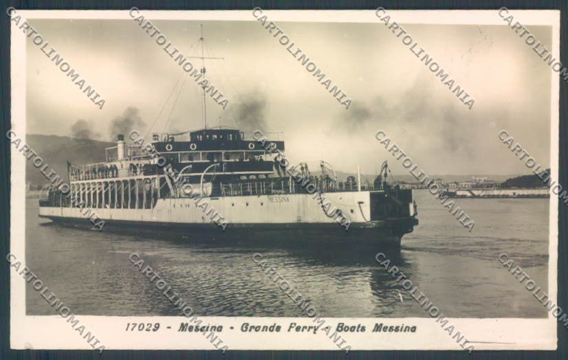 Messina Città Ferryboat cartolina ZB9660 – fronte