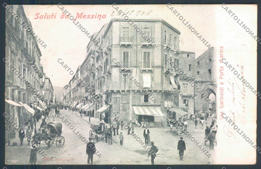 Messina Città Saluti da Alterocca cartolina ZB9668 – fronte