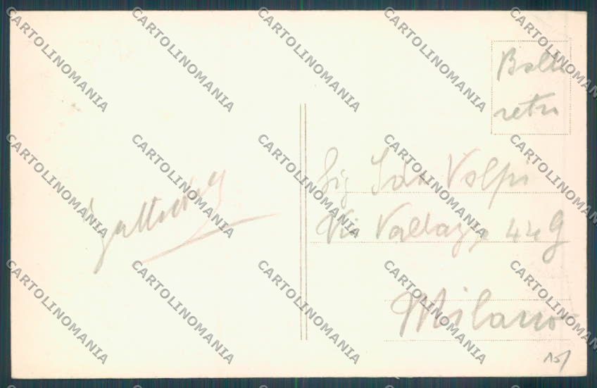 Messina Terremoto Città Via Torrente Portalegna cartolina ZB9721 – retro