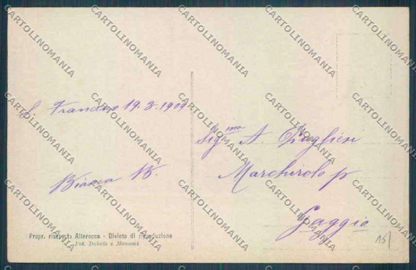 Messina Terremoto Città foto cartolina ZB9739 – retro