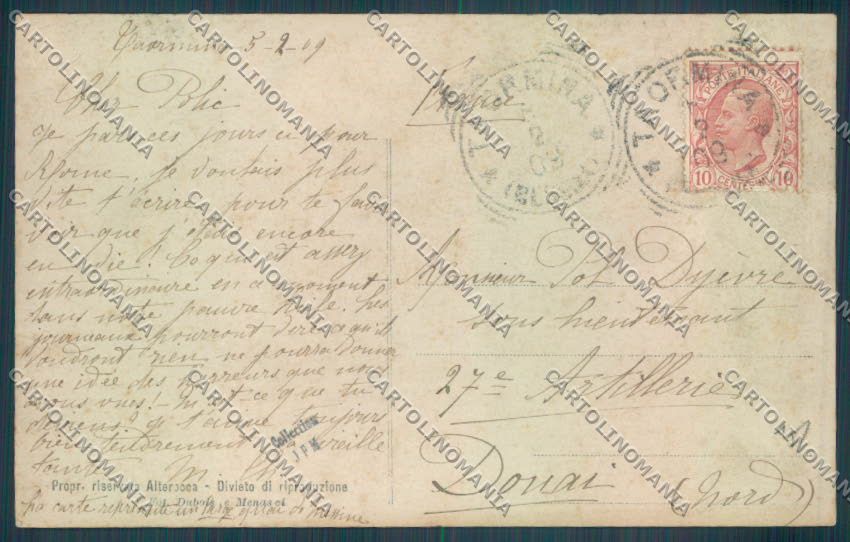 Messina Terremoto Città foto cartolina ZB9740 – retro