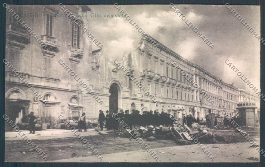 Messina Terremoto Città cartolina ZB9768 – fronte