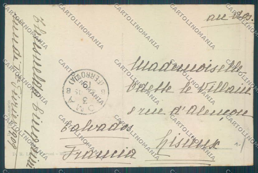Messina Terremoto Città Poste foto cartolina ZB9832 – retro