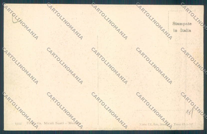 Messina Terremoto Città cartolina ZB9837 – retro