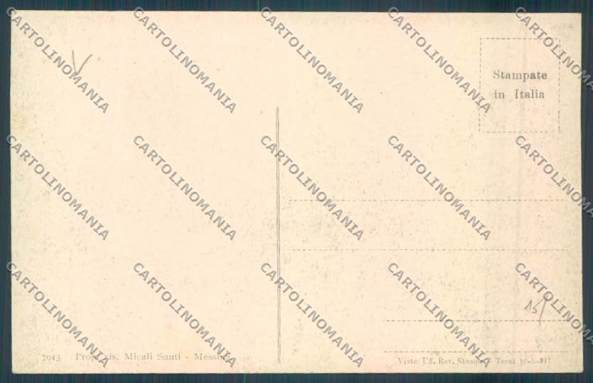 Messina Terremoto Città cartolina ZB9839 – retro