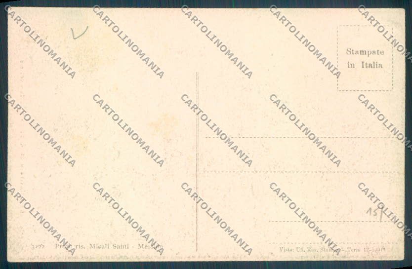 Messina Terremoto Città Poste cartolina ZB9853 – retro